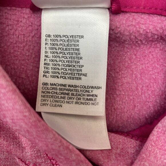The North Face Hoodie Womens Small Pink Hooded Sweatshirt Pullover Sweater Logo - Picture 4 of 8